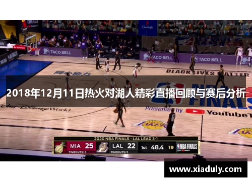2018年12月11日热火对湖人精彩直播回顾与赛后分析